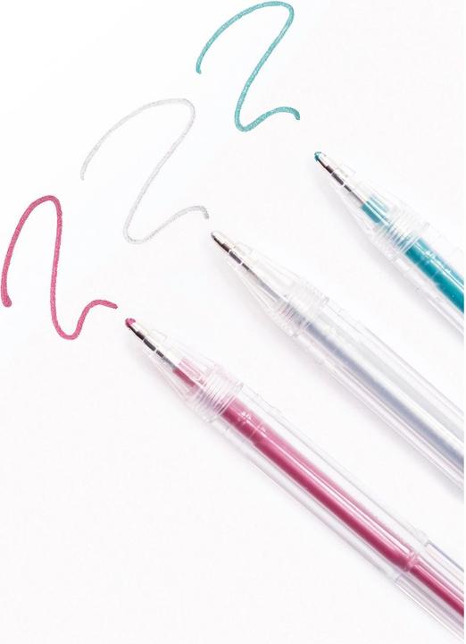 Actual product image Folia Gel pen glitter (Multicoloured, 10 x)