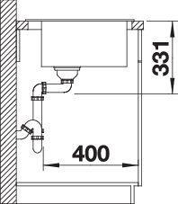 Produktbild Blanco Pleon 6 (Einbauspüle, 61.50 cm, 51 cm)