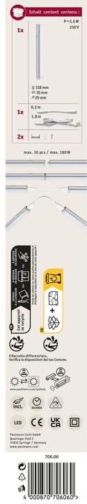 Image du produit Paulmann Rampe lumineuse Bond (370 lm)