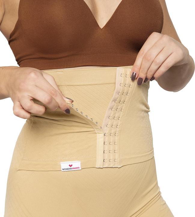 Actual product image Wondermom Postpartum Belly Binder Shorts L - Beige (L, Single pack)