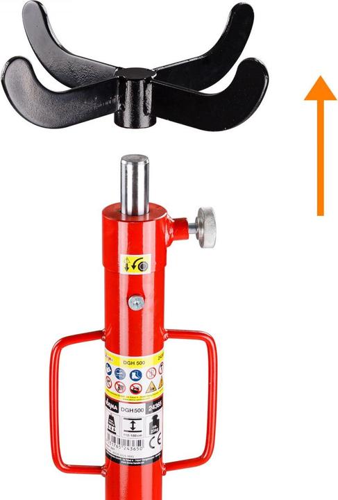 Produktbild Dema Motorheber / Getriebeheber mit Fusspumpe 0,5 t