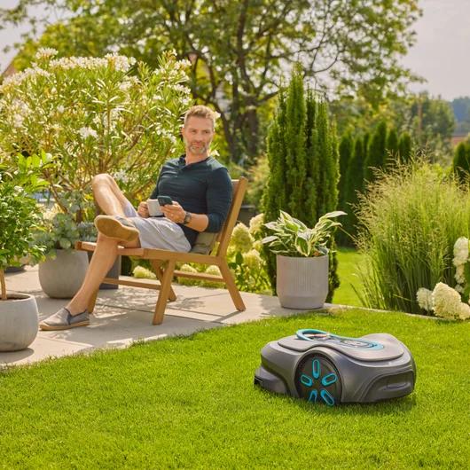 Actual product image Gardena smart SILENO robotic lawnmower max 1,500 square metres (1500 m²)