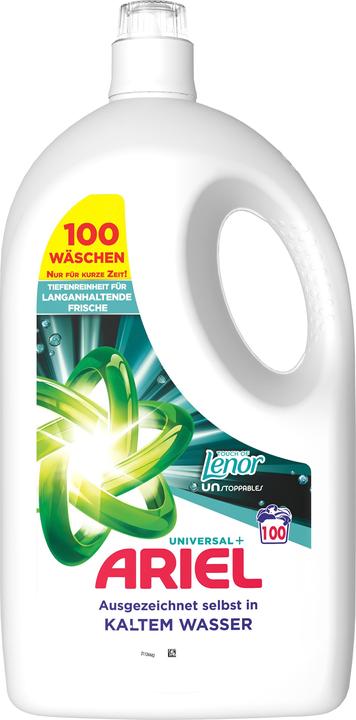 Actual product image Ariel Touch Of Lenor Unstoppables (100 Washing cycles, Liquid)