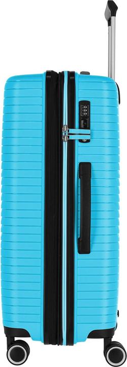 Immagine prodotto Travelite Set di valigie Orbita a 4 ruote 3 pezzi con piega elastica (208 l, XL (da 115l))