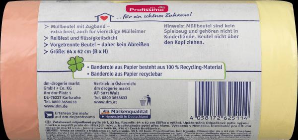 Actual product image dm Profissimo Bin liners (22 x, 35 l)