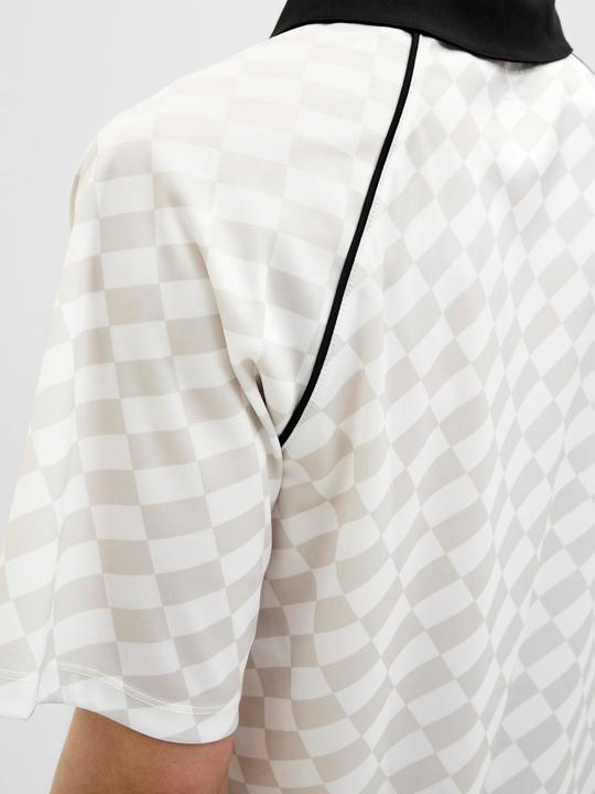 Produktbild Jack & Jones Jcoretreat Aop Mesh Open Collar Polo Ln (L)