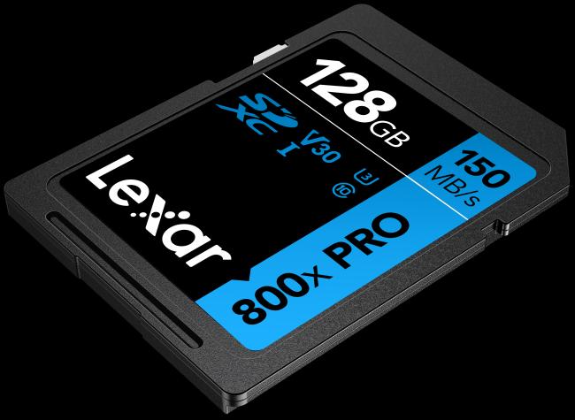 Produktbild Lexar MEMORY SDXC 128GB UHS-I/LSD0800P128G-BNNNG (128 GB, SDXC, U3, UHS-I)