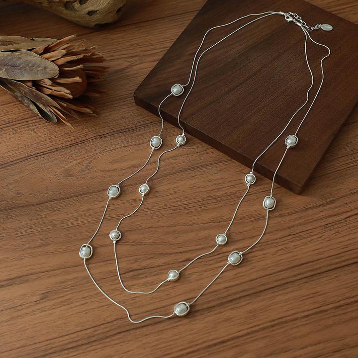 Actual product image Andreani Necklace with high quality metal (Shellbeads)