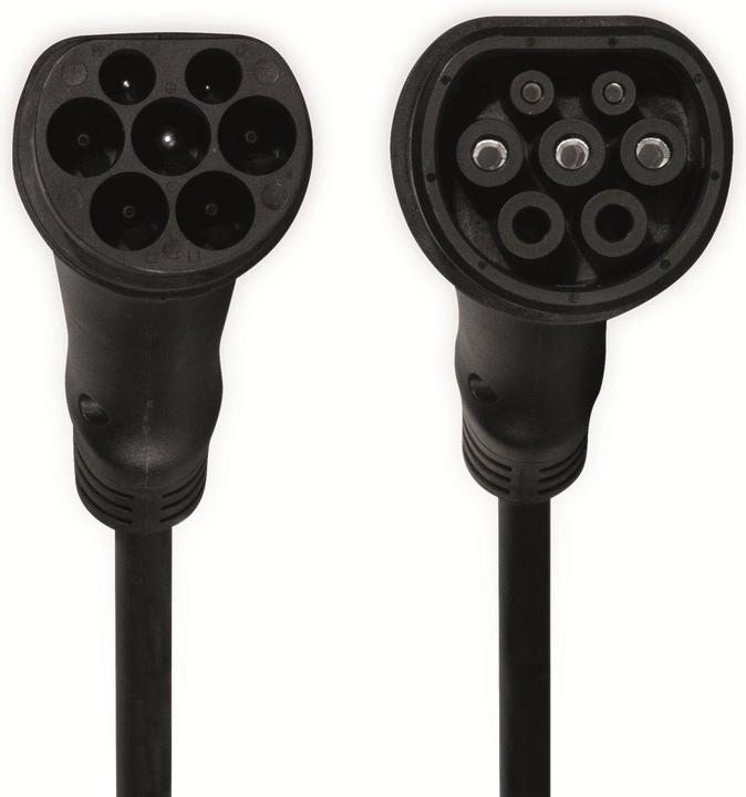 Immagine prodotto Harting Cavo di ricarica a spirale per auto elettriche 5m (Tipo 2, 22 kW, 32 A, 5 m)