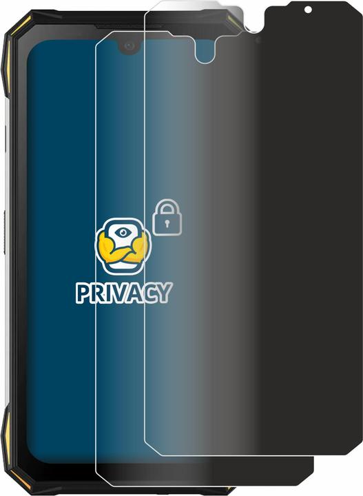 Actual product image BROTECT Anti-spy privacy film Blue light protection film (2 Piece, Doogee S89 Pro)