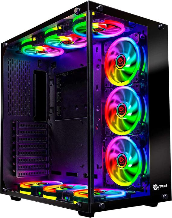 Actual product image Talius Cronos ATX Gaming Box, Black (ATX, mATX)