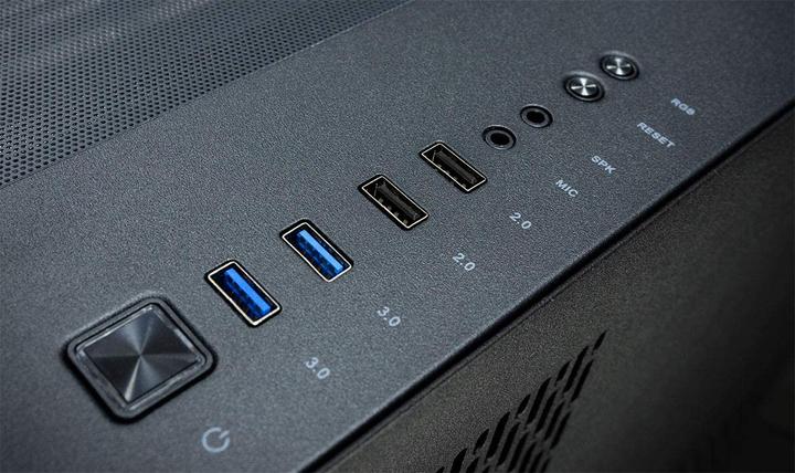 Actual product image Talius Cronos ATX Gaming Box, Black (ATX, mATX)