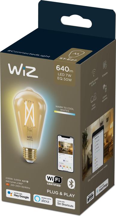 Actual product image WiZ Filament (E27, 6.70 W, 640 lm, 1 x, E)