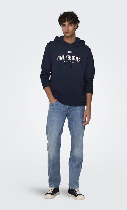 Produktbild Only & Sons Onslenny Reg Vintage Print Hood Sweat (S)