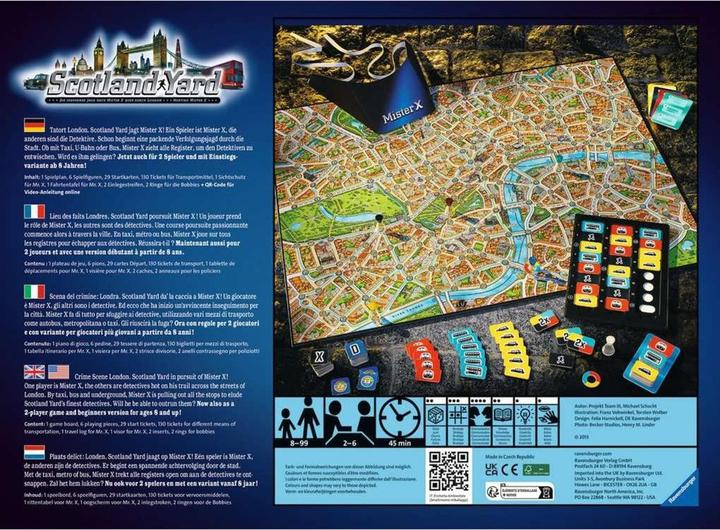 Produktbild Ravensburger Scotland Yard (Deutsch, Französisch, Italienisch, Englisch)