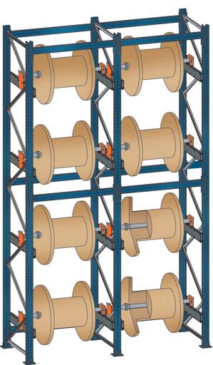 Produktbild Schulte Lagertechnik BlockRoll Kabeltrommel-Grundregal