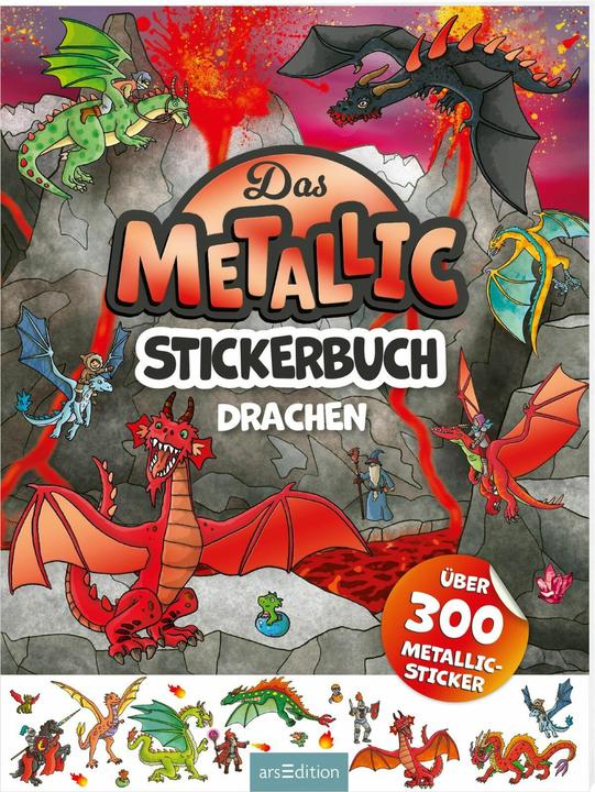 Produktbild Das Metallic-Stickerbuch – Drachen