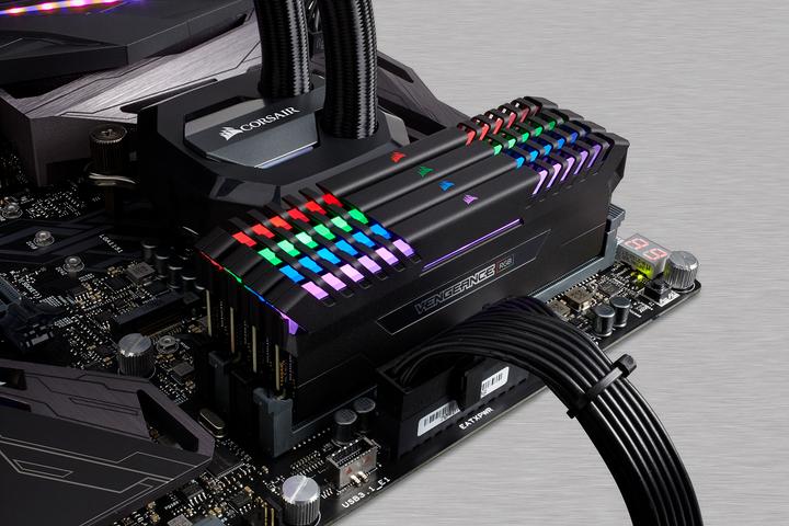 Image du produit Corsair Vengeance RGB (2 x 8GB, 3000 MHz, RAM DDR4, DIMM)