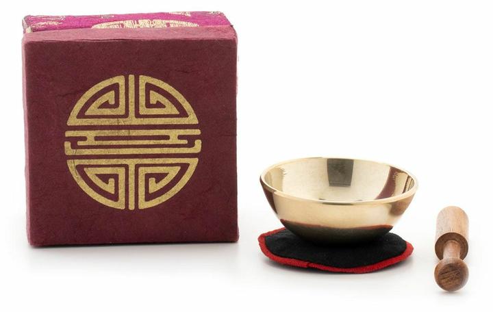 Klangschalen-Center Singing bowl set in box mini violet longevity