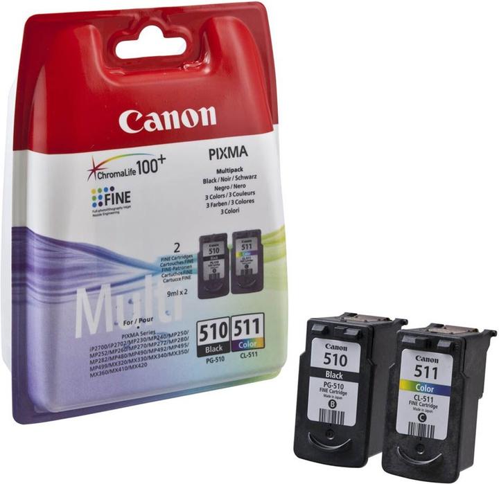 Actual product image Canon PG-510/CL-511 Multipack (Color, FC)