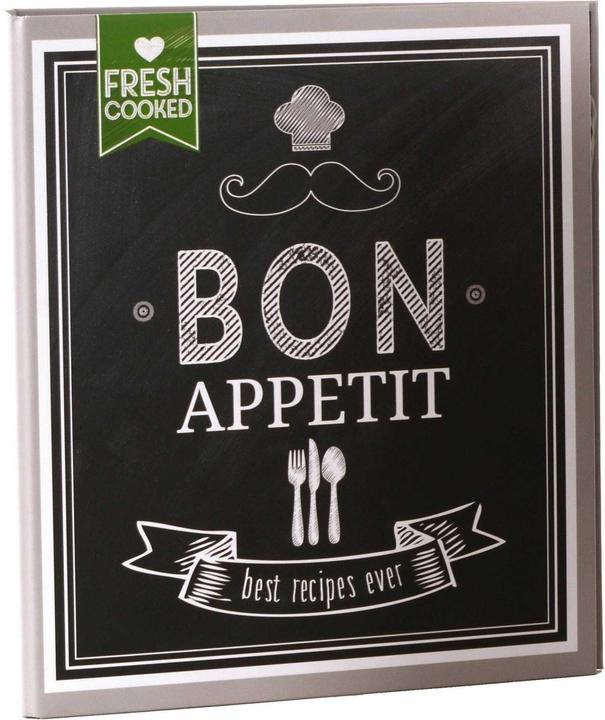Goldbuch Bon Appetit" recipe ring binder (21 x 22 cm, Lined, Hardcover)