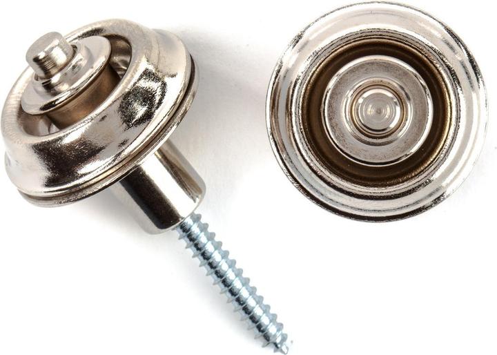 Image du produit Dunlop Jim Straplock Flush Set - Nickel