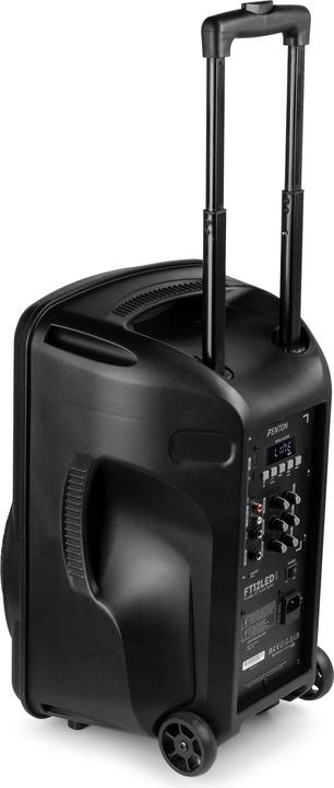 Image du produit Fenton Speaker Bluetooth - FT12LED MK2 karaoke box met LEDâ€™s, accu en microfoon - Voor (Actif)