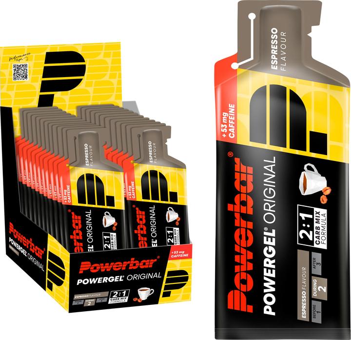 Powerbar PowerGel Original (Caffeine, Espresso, 24 pcs., 984 g)