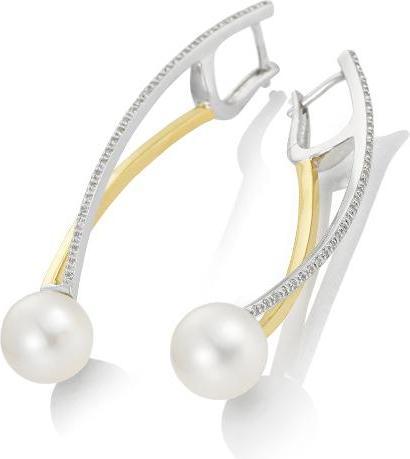 Breuning OHRSCHMUCK - C.ZP/Brill. 0,33 Ct. H/si (750/18 K Gold)