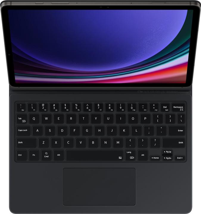 Image du produit Samsung Book Cover Keyboard pour Galaxy Tab S9, Noir (DE, Galaxy Tab S9, Galaxy Tab S9 FE)