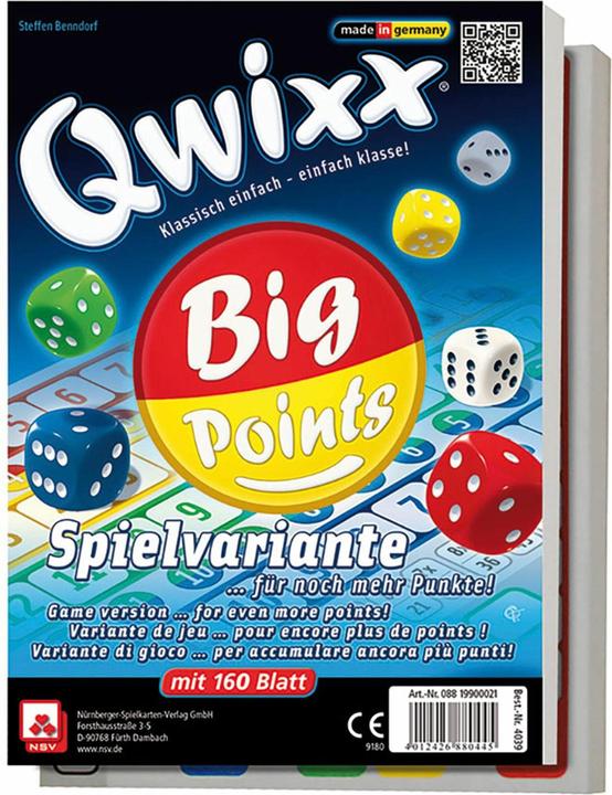 Produktbild NSV Qwixx Big Points (Deutsch)