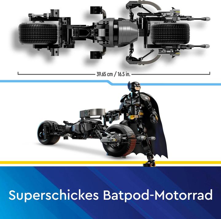 Image du produit LEGO Figurine de construction Batman avec le Batpod (76273, LEGO Super Mario)