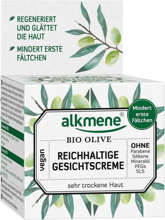 Actual product image Alkmene Rich face cream organic olive (50 ml, 24h cream)