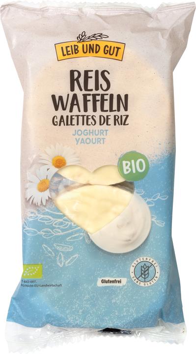 Actual product image Leib und Gut Rice wafers with yoghurt coating BIO 100 g (100 g)