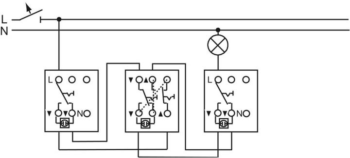 Actual product image Busch-Jaeger Cross switch insert