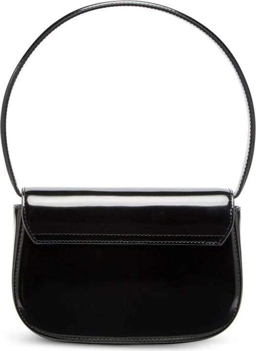 Actual product image Diesel 1dr shoulder bag in black smooth leather