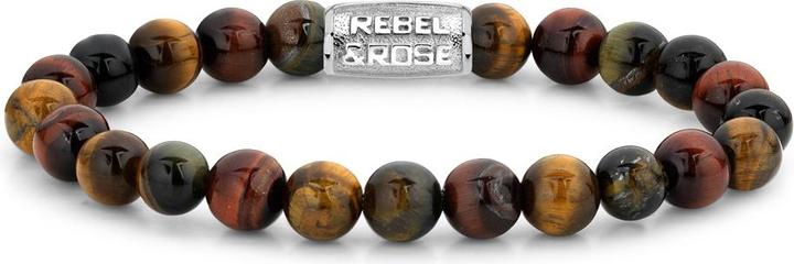 Actual product image Rebel & Rose Stones Only Who's Afraid of the Tiger Bracelet (19 cm, Stainless steel)