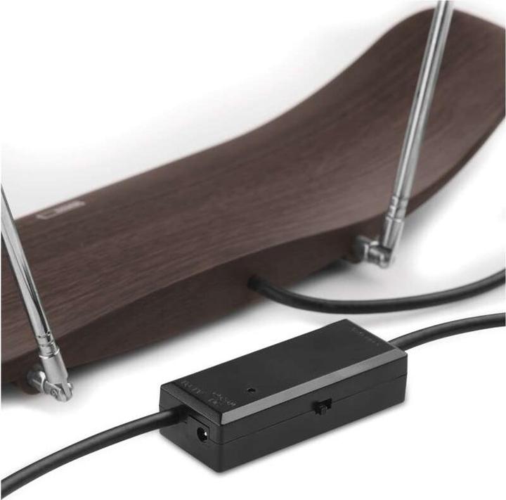 Produktbild Emos Zimmerantenne CITY WOOD-C500, DVB-T2, DAB, FM, LTE/4G/5G Filter (Zimmerantenne, DVB-T / -T2, DAB/ DAB+, LTE)