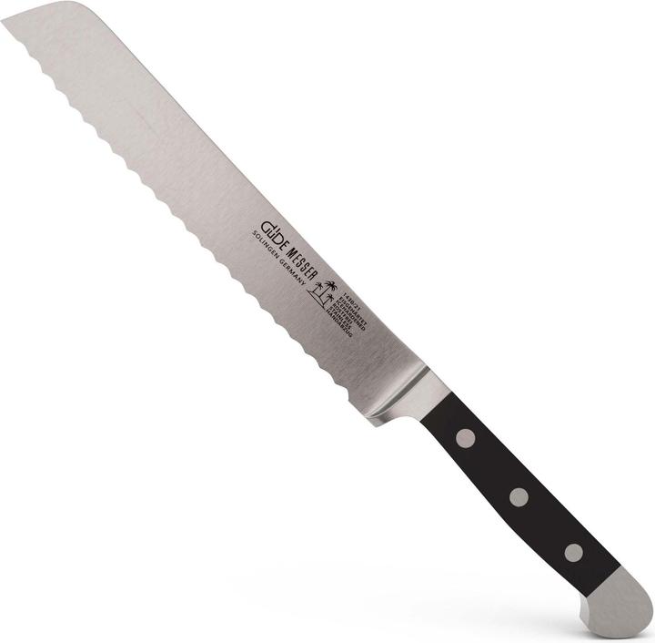 Actual product image Güde Solingen Alpha bread knife (21 cm)
