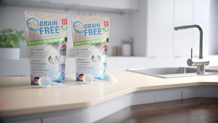 Actual product image MediaShop Pure 100 Drain Free
