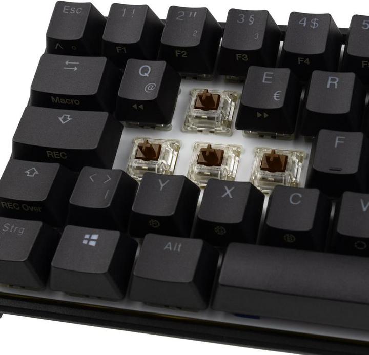 Actual product image Ducky Mecha Pro SF Gaming Keyboard - Cherry MX-Brown (DE, Cable)
