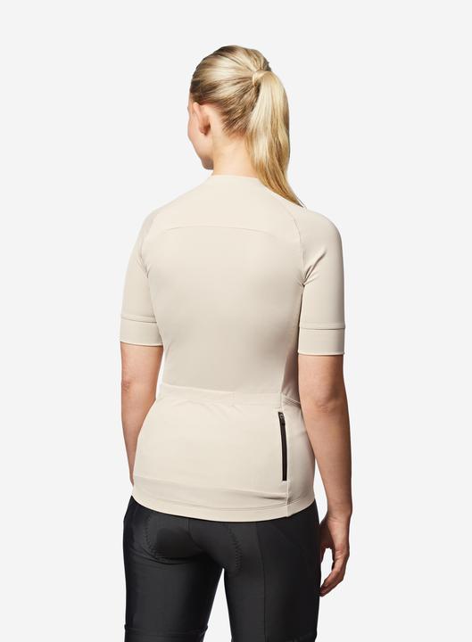 Actual product image Van rysel Women's Regular Short-Sleeved Summer Road Cycling Jersey - Beige (S)