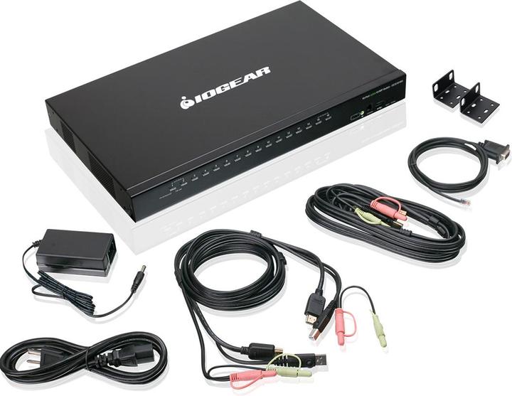 Produktbild Iogear 16-Port USB HDMI KVMP Switch