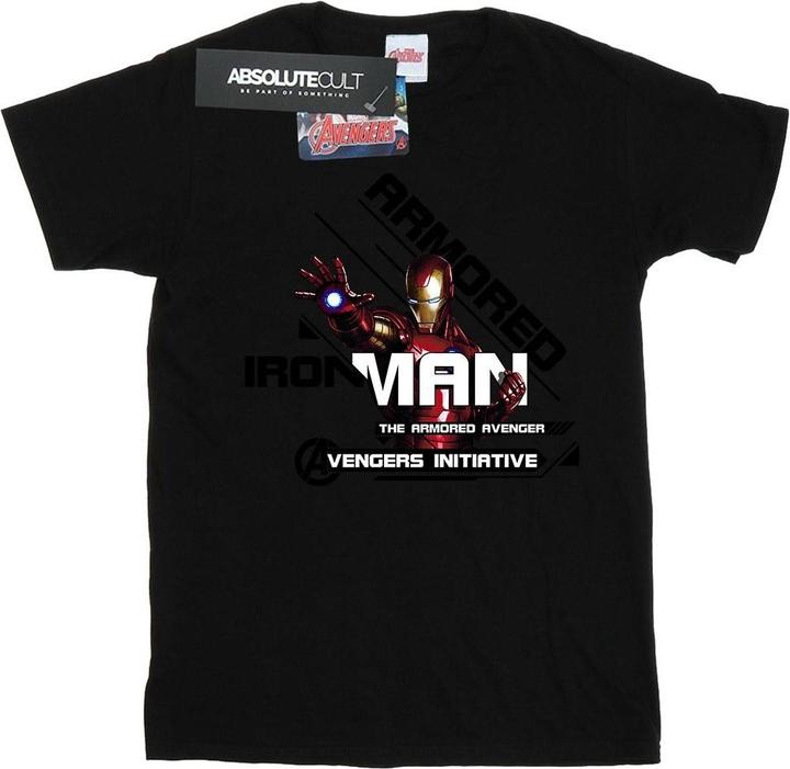 Image du produit - T-shirt IRON MAN ARMORED AVENGER - Fille (116)