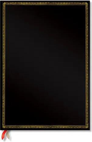 Image du produit Paperblanks Notizbuch PB Black Edition Midi liniert (120 x 180 mm, À rayures, Couverture rigide)