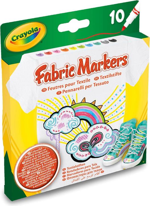 Immagine prodotto Crayola Matite tessili, 10pcs. (multicolore, 10 x)