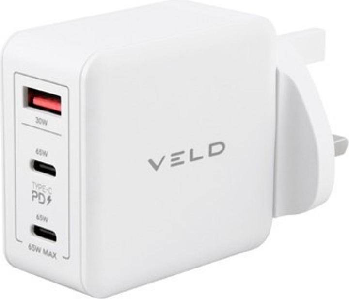 Actual product image Dicota Compact 3-Port GaN Wall Charger (65W) EU white (65 W)