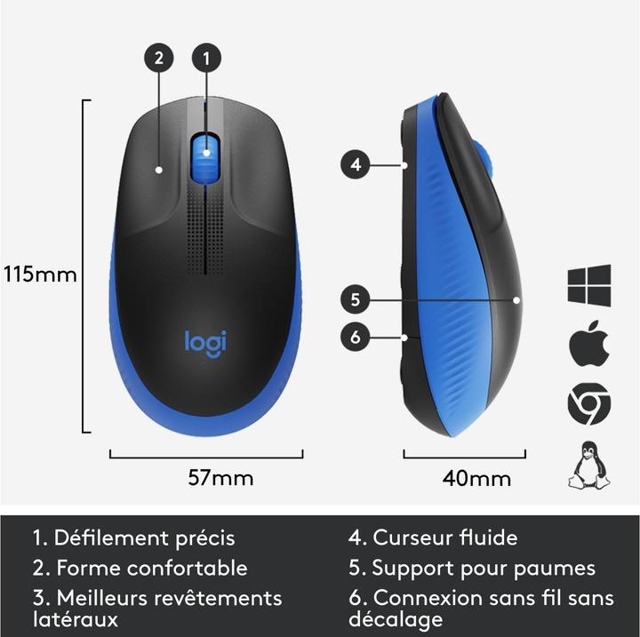 Actual product image Logitech M190 (Wireless)