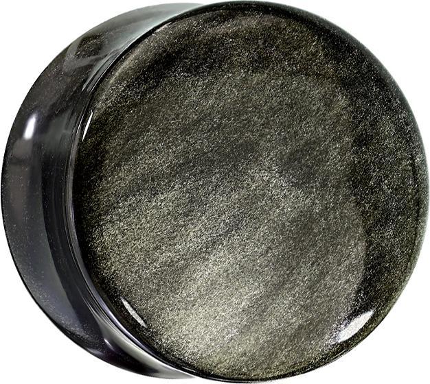Produktbild Star Piercing Flared Plug aus goldenem Obsidian Stein (ohne Messing, Mineralisch)