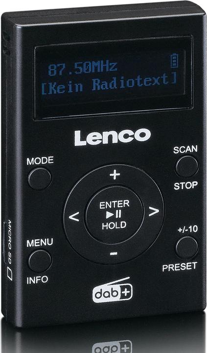 Lenco PDR-011 (DAB+, FM, Radio Frequency (RF))